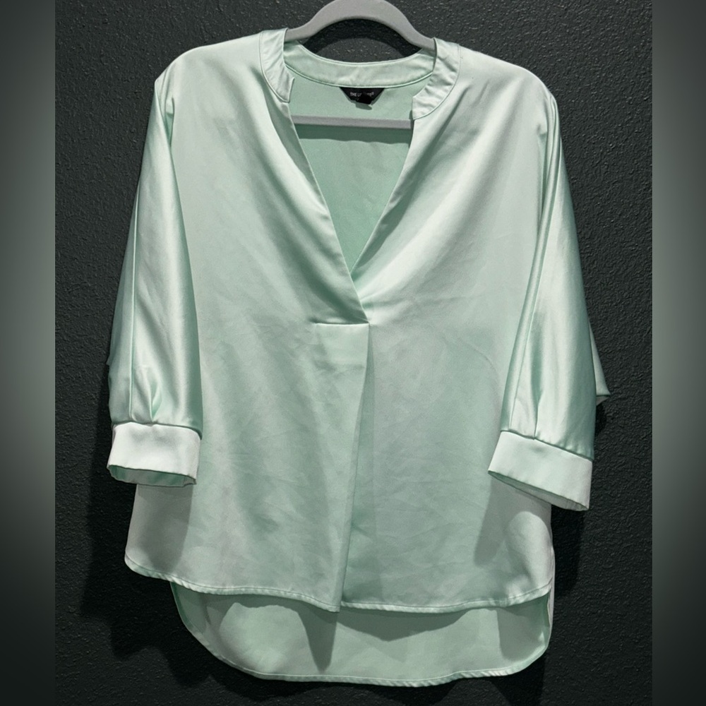 The Limited Seafoam Green Blouse